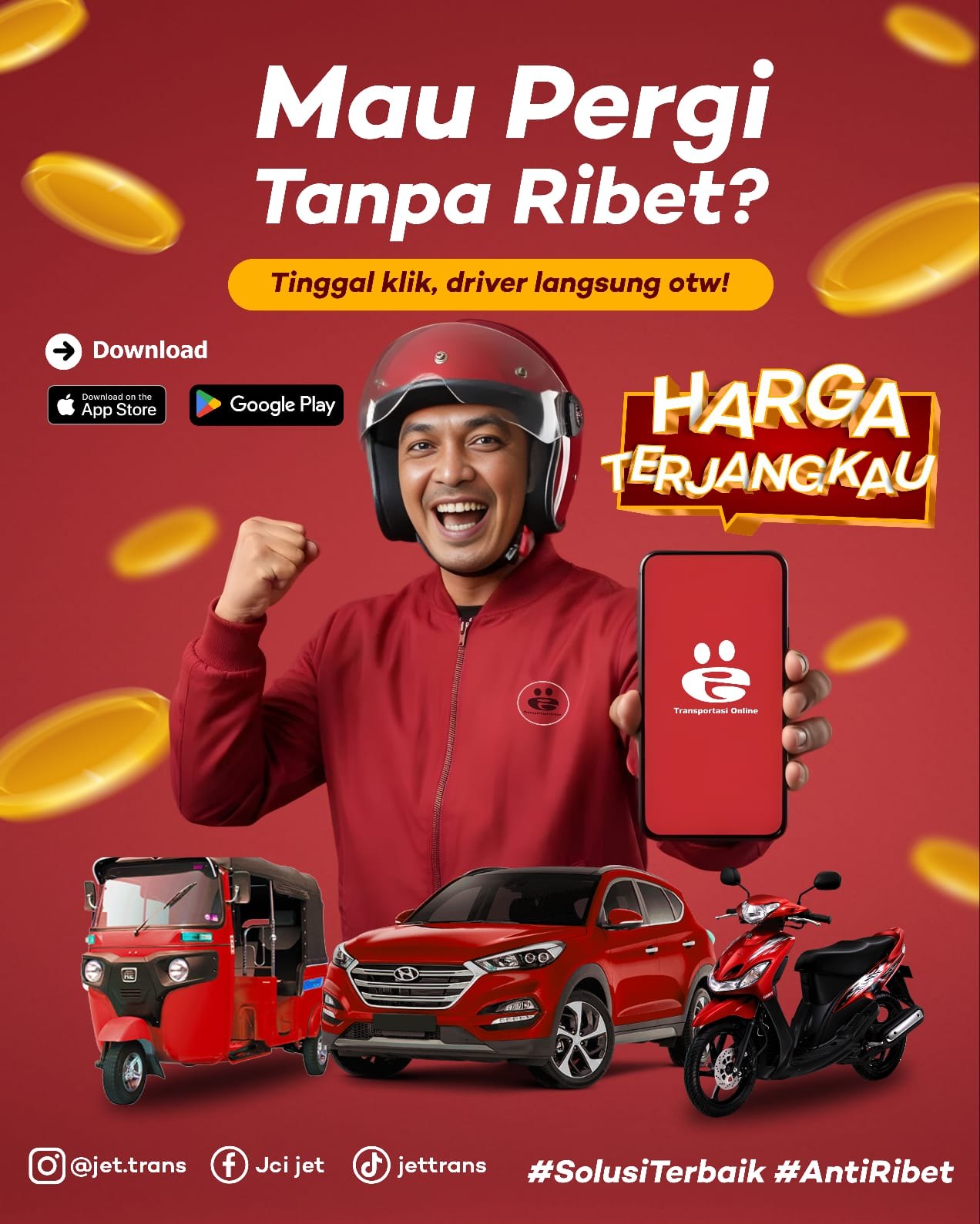 Aplikasi JET untuk perjalanan tanpa ribet